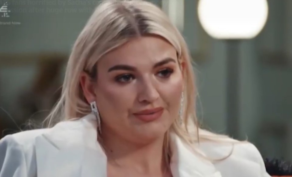 MAFS fans have been left horrified by Sacha’s commitment ceremony confession after a huge row with Ross