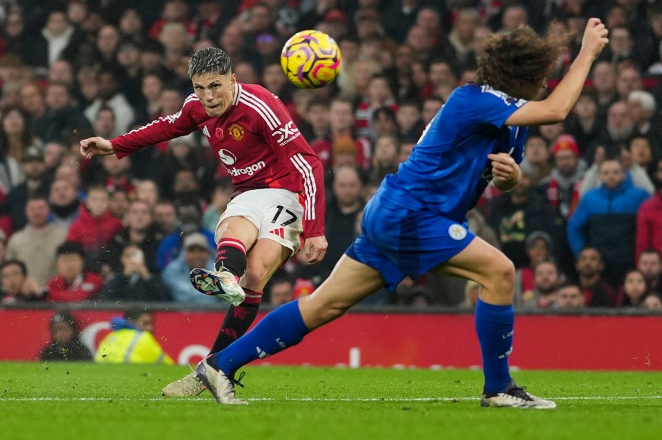 Manchester United ace Alejandro Garnacho scored a stunner against Leicester