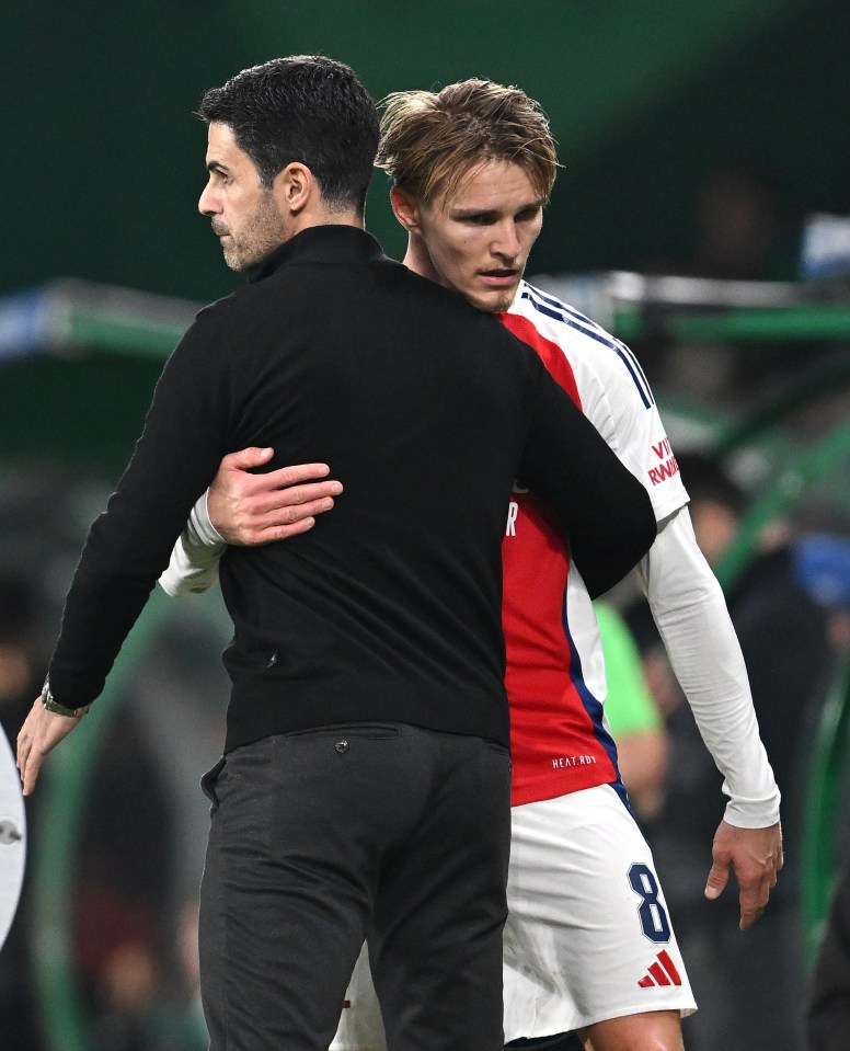 Martin Odegaard was at his purring best for Mikel Arteta's side