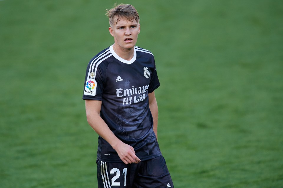 Martin Odegaard struggled for game time at Real Madrid