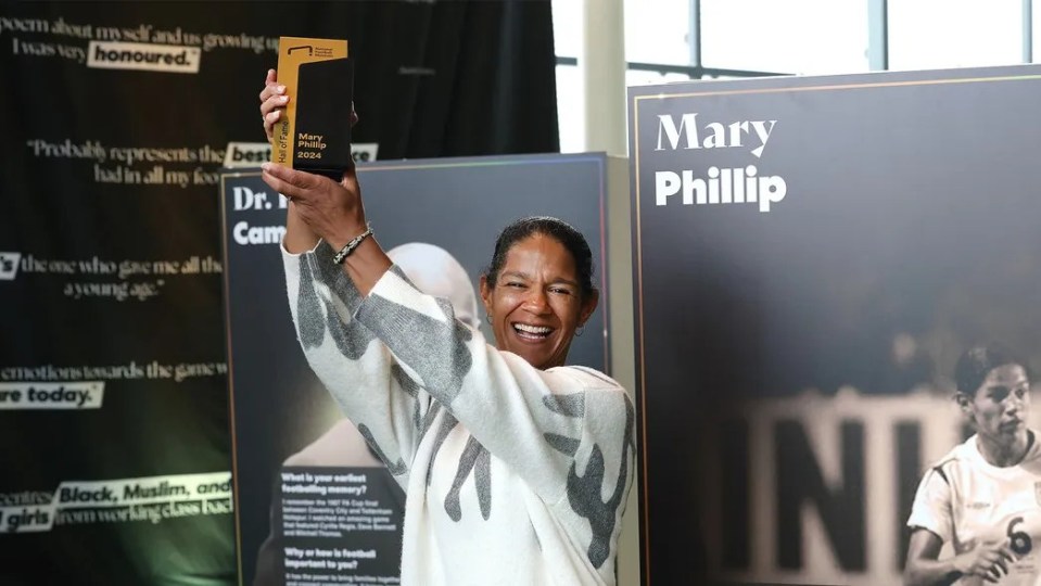 Mary Phillip hopes her football journey will inspire more girls to take up the sport