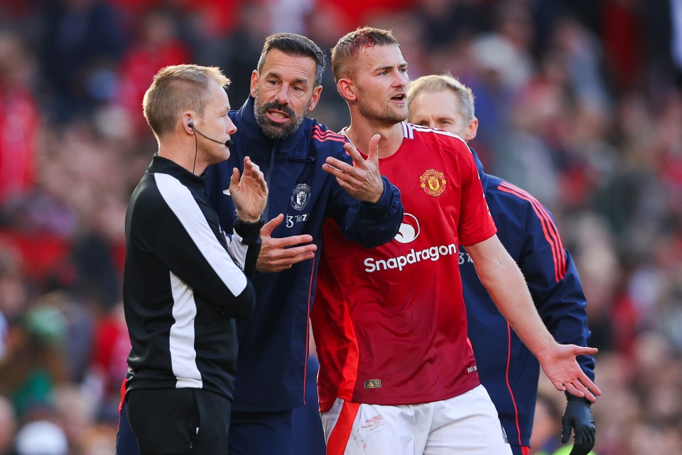 United were angry Ethan Pinnock scored while Matthijs de Ligt was off the field getting treatment