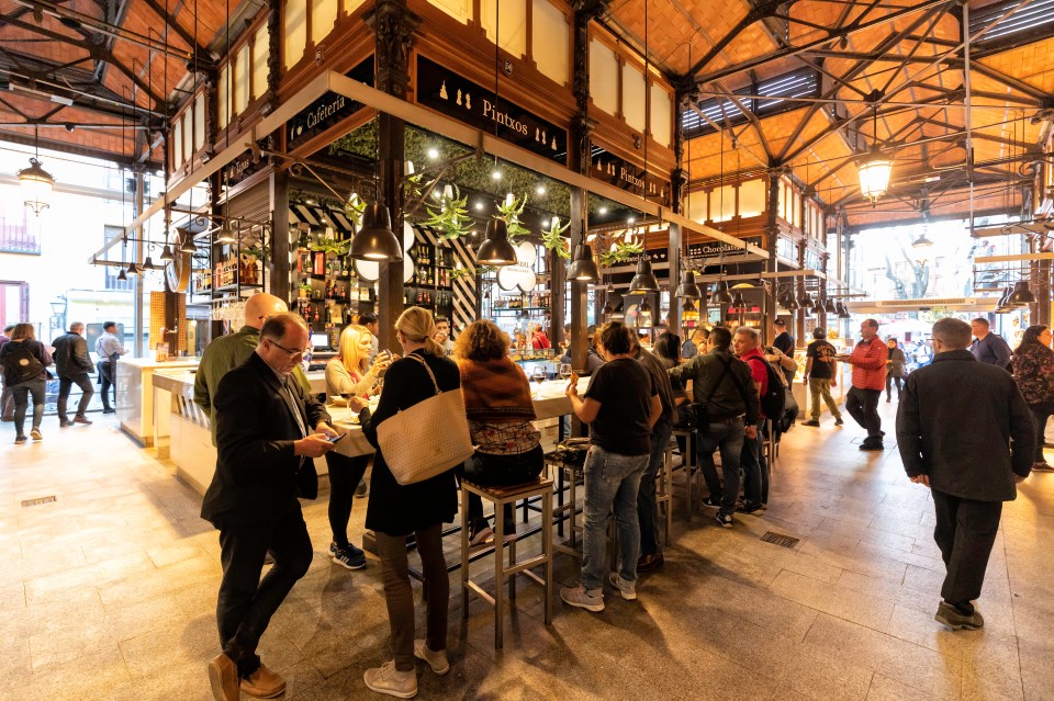 Dine on fish at Mercado de San Miguel