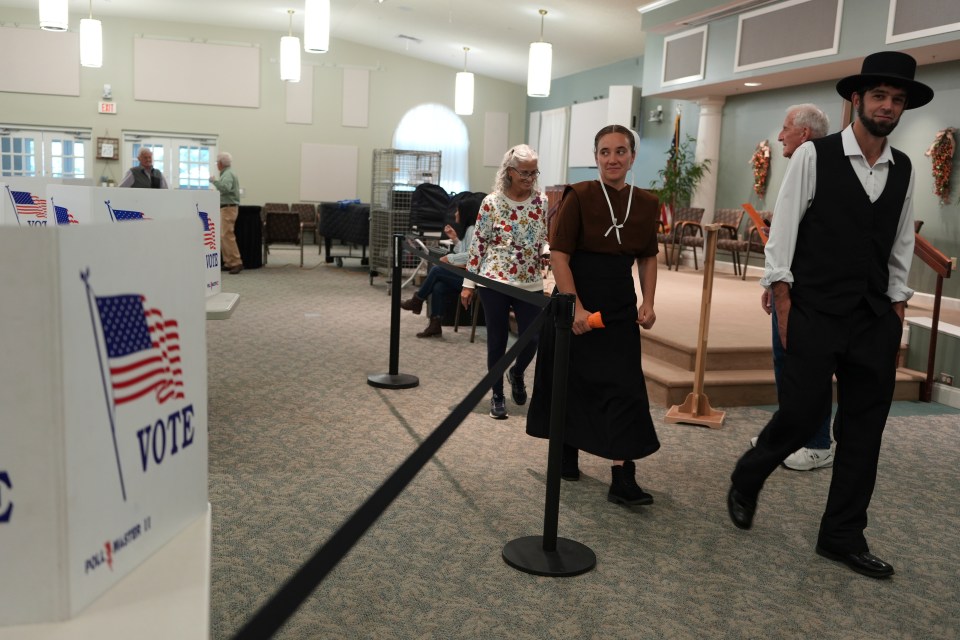 The Amish vote helped to tip the swing state in Trump's favour