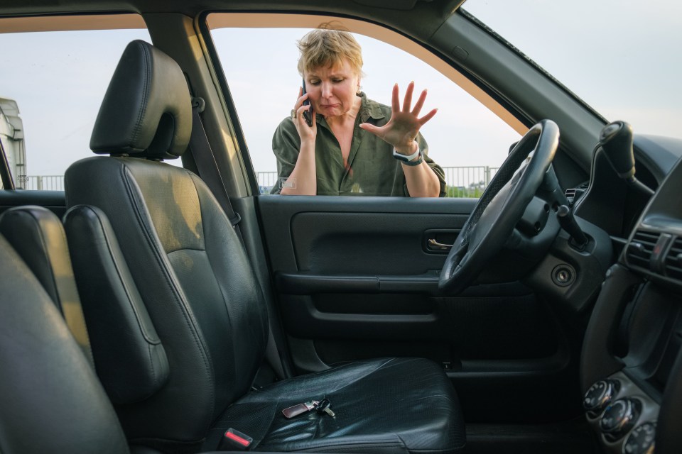 Drivers may find themselves locked out of their cars more frequently in winter as keyless fobs are put under pressure from the cold (stock image)