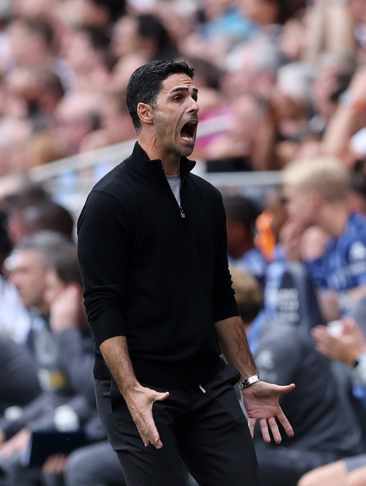 Mikel Arteta's frustrations have been clear to see