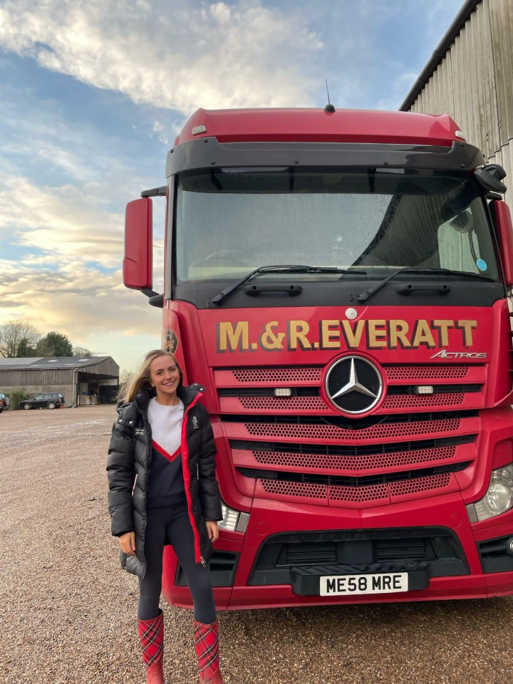 Milly Everatt drives 44-tonne high-tech vehicles across the country