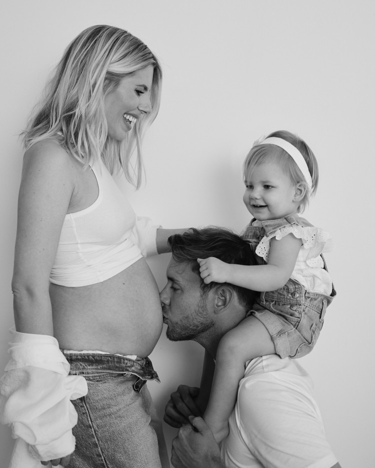 Mollie and Stuart are already parents to daughter Annabella