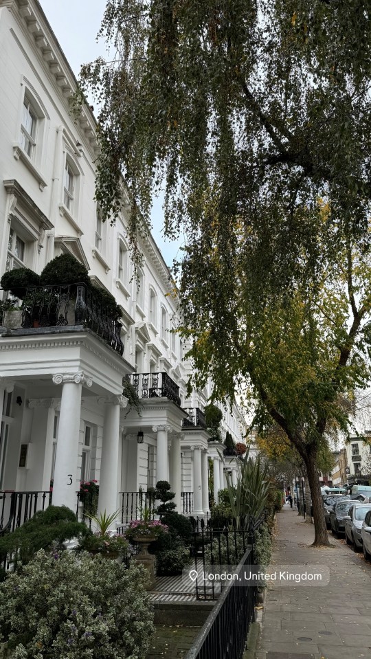 Riddle earlier posted a photo of the street in London