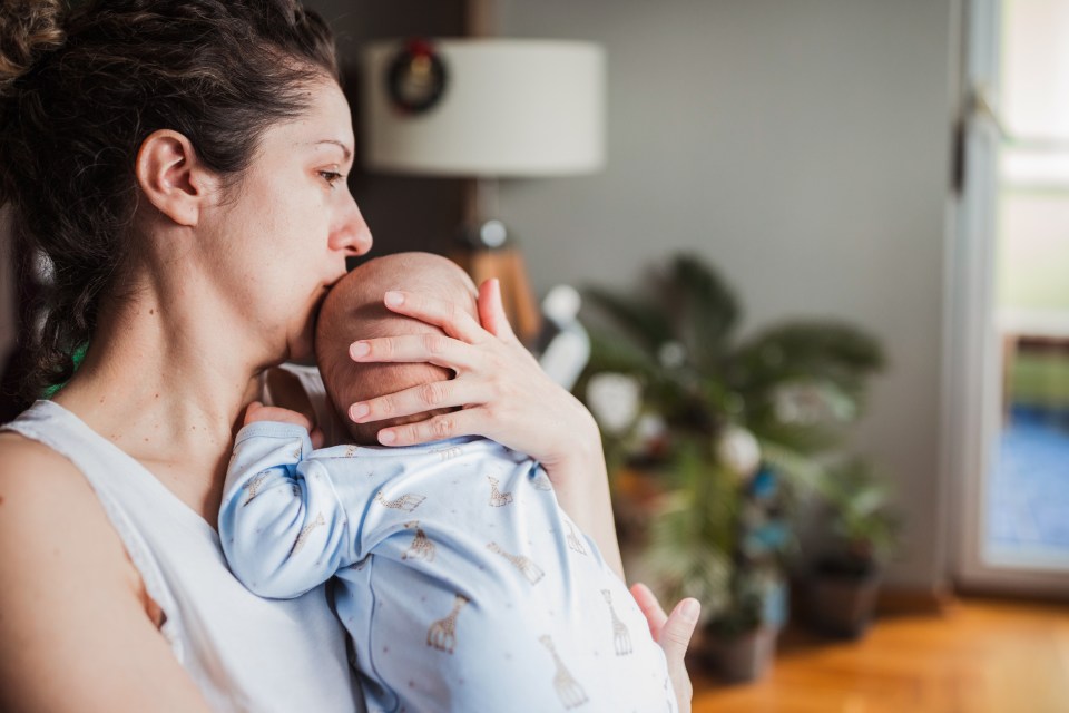 The mum was reassured that she doesn't have to change her baby girl's name for her dad's sake (stock image)