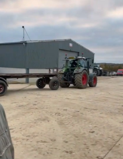 Clarkson joked that the tractor would run out of fuel before Piastri managed to complete the manoeuvre on his farm