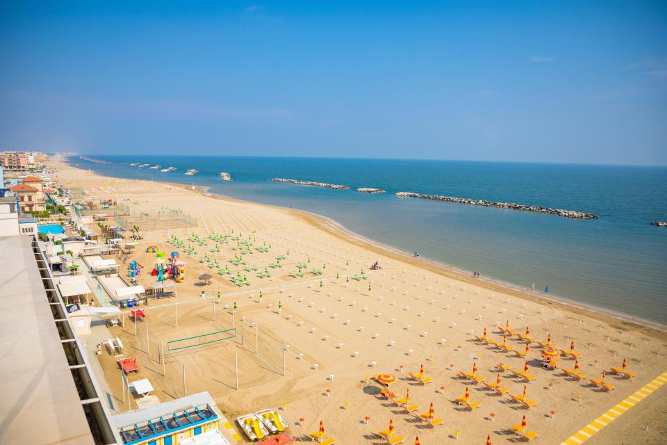 The coastal city of Rimini has been named a trending destination for the last two years thanks to its stretches of sandy beaches