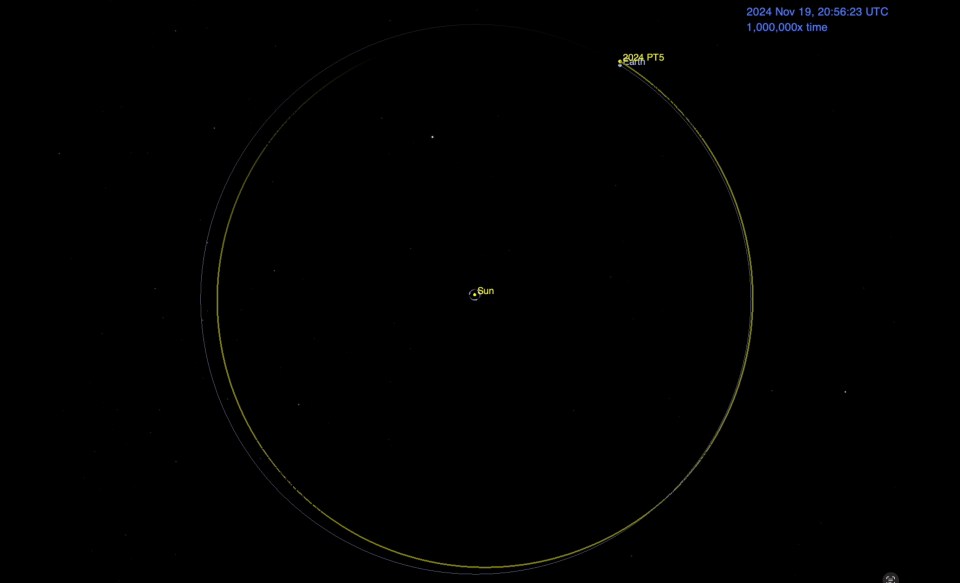 Nasa revealed that the asteroid will pass close to Earth before moving apart again – with another rendezvous due in 2055