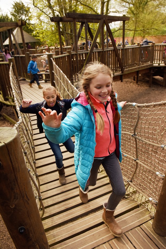 Belton House is home to the National Trust's largest adventure playground