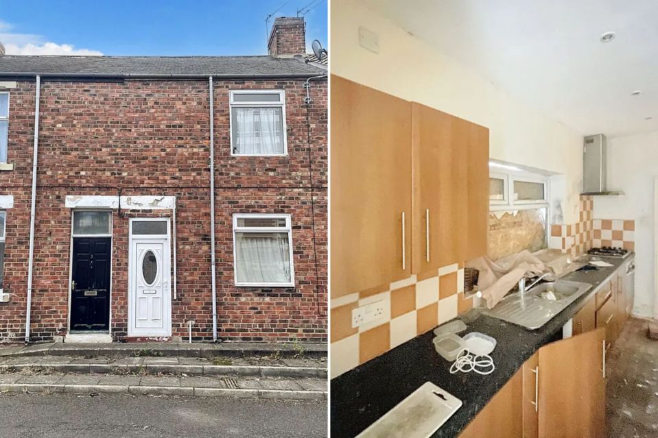 This two-bed terrace would also require some work