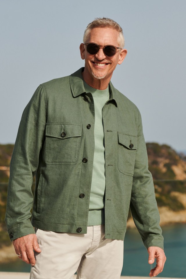 a man wearing sunglasses and a green jacket