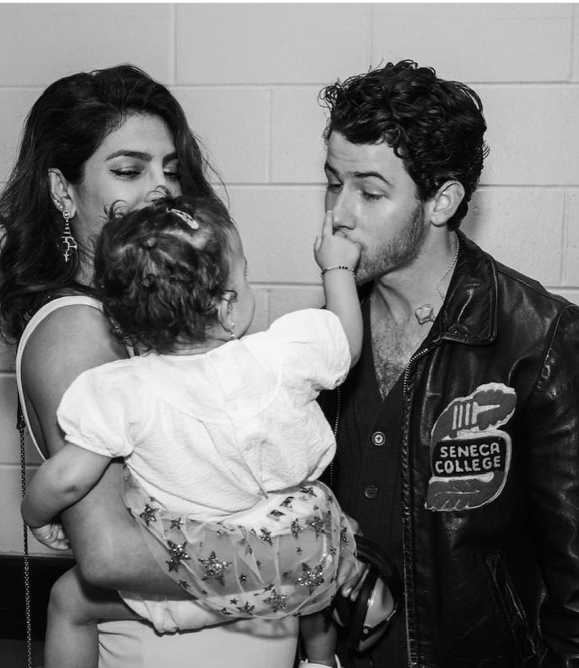 Nick shared heart-warming photo with wife Priyanka and their daughter Malti Marie after his concert