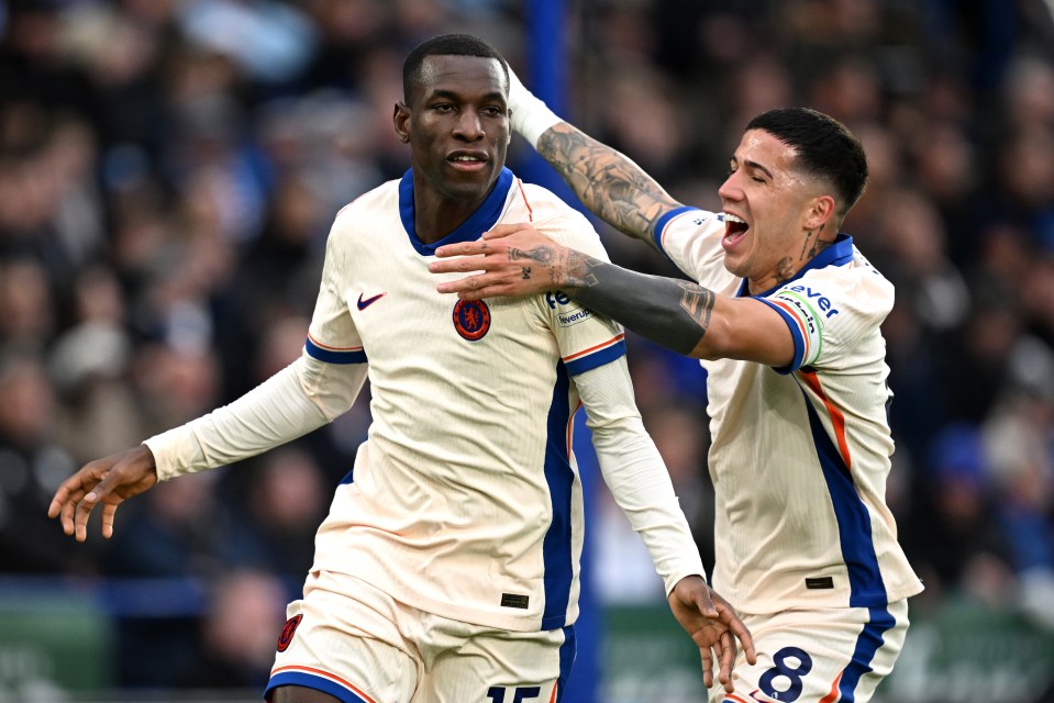 Nicolas Jackson opened the scoring for Chelsea against Leicester City