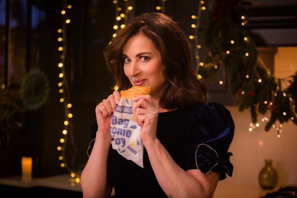 Nigella Lawson is the festive face of Greggs