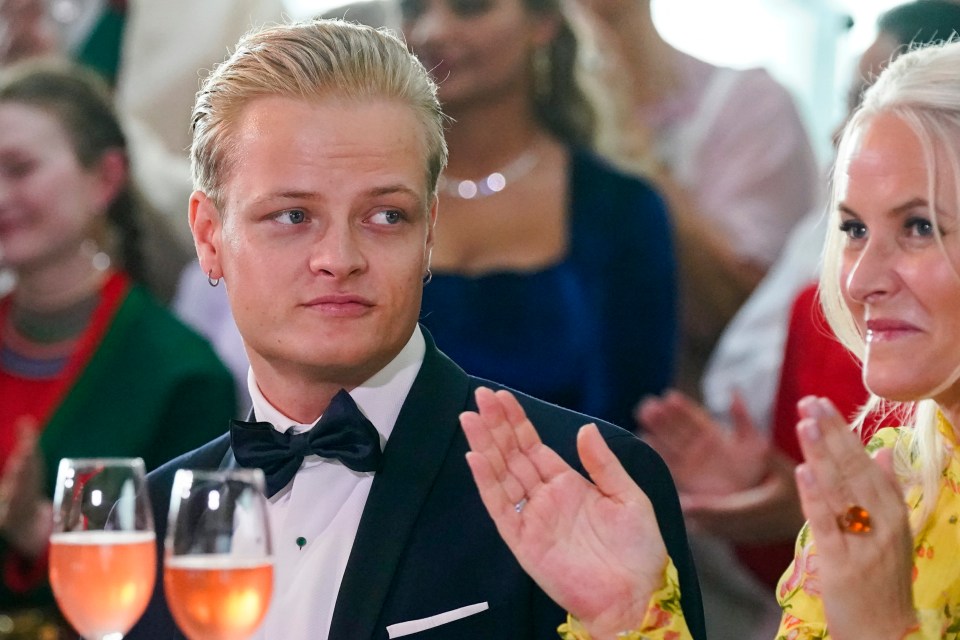 Marius Borg Hoiby with his mother Crown Princess Mette-Marit