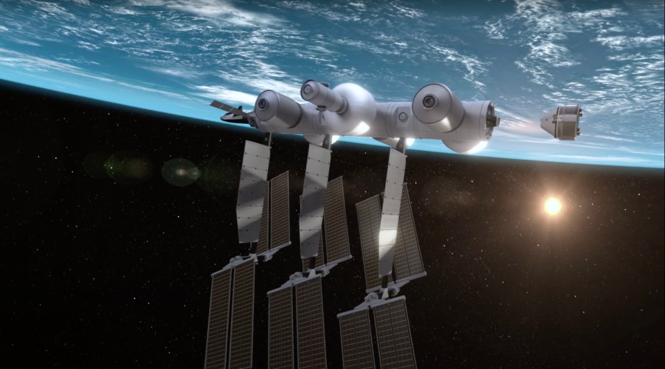 The station will float around 230 miles above Earth