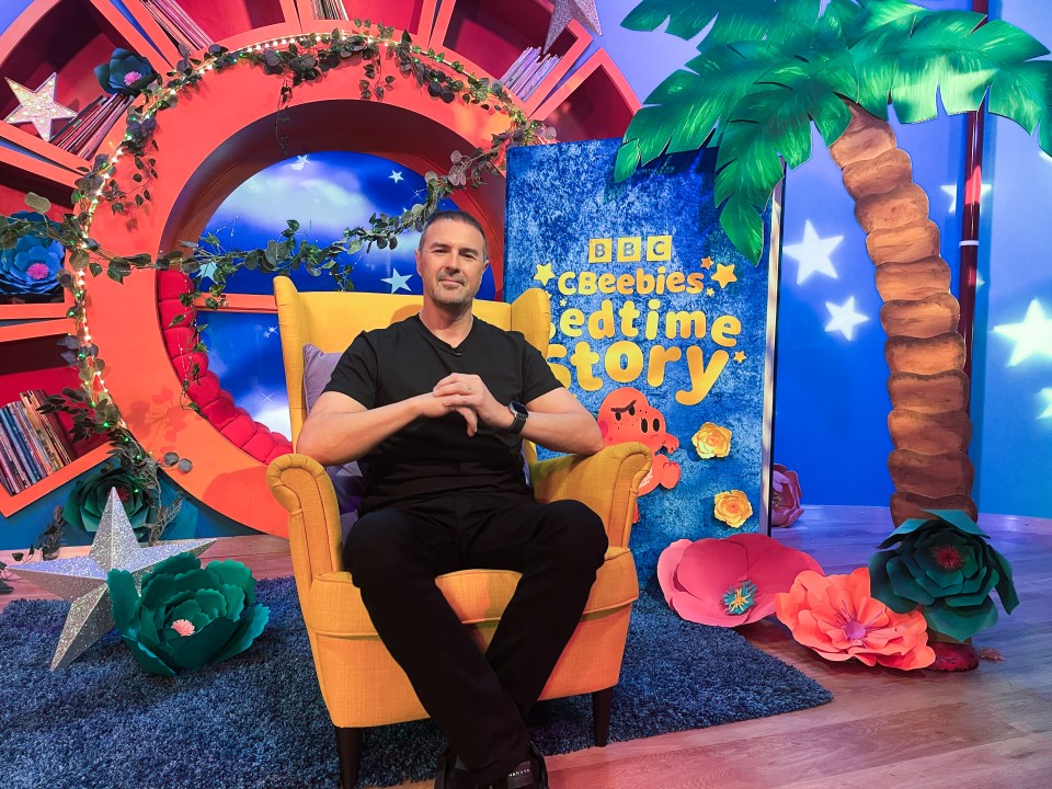 Paddy McGuinness will sit down for CBeebies Bedtime Stories