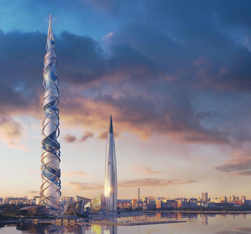 The Lakhta Centre II, to be situated in St. Petersburg, Russia, is gunning to be the tallest building in Europe