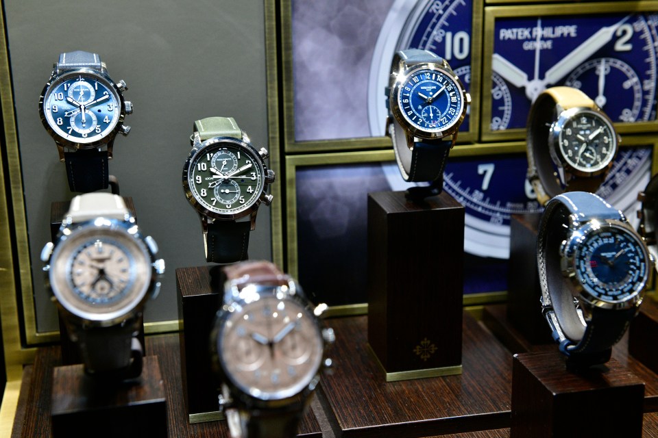 Four flashy watches were also discovered at the clerk's property