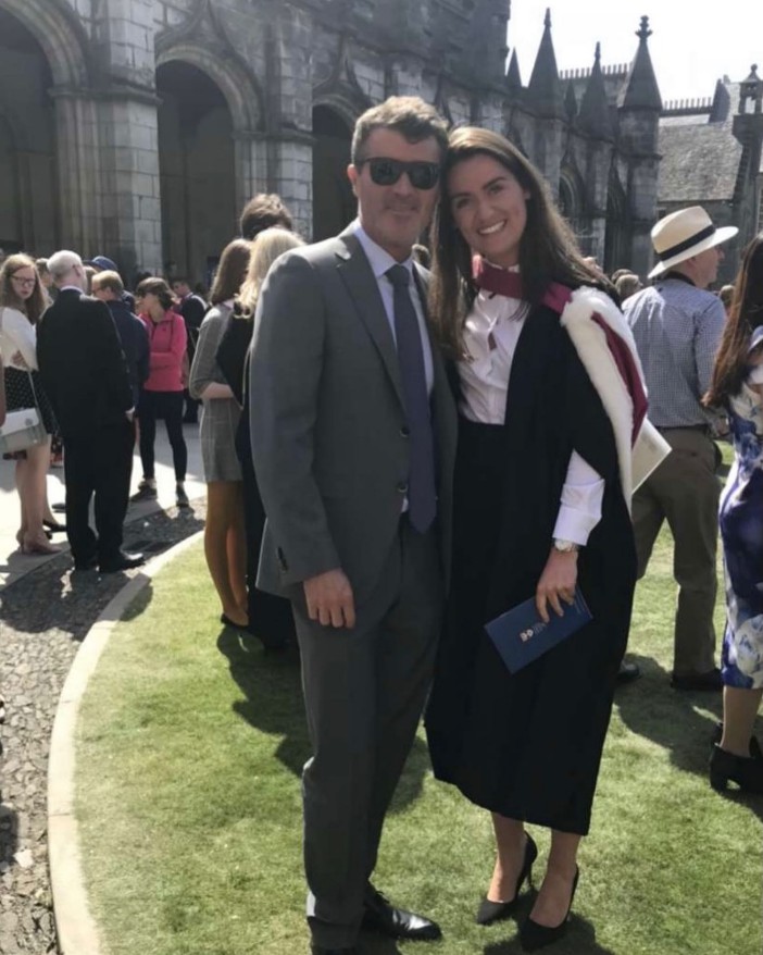 Keane celebrates daughter 'No2' Caragh's graduation