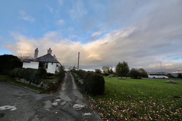 The charming bungalow is on the busy stretch of the A525 from Rhyl to Ruthin