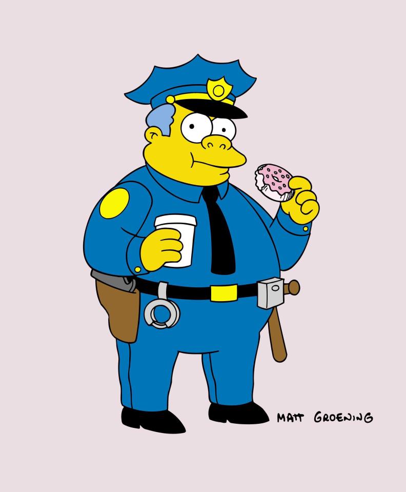 Azaria is the voice of the inept Springfield cop Chief Wiggum