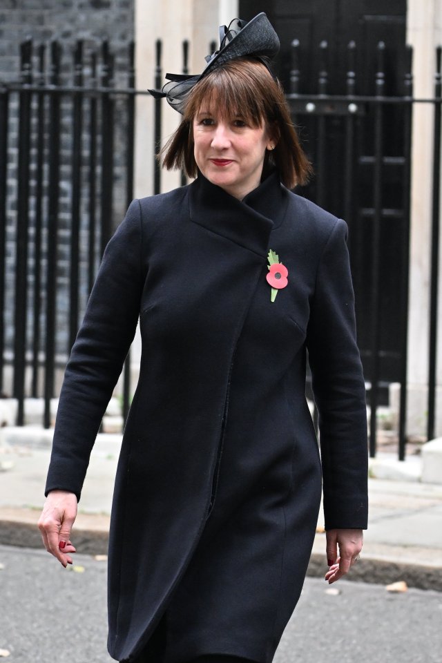 Chancellor of the Exchequer Rachel Reeves arrives via Downing Street