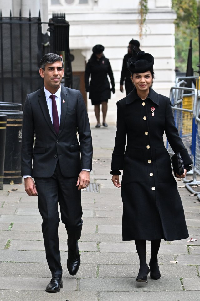 Former PM Rishi Sunak and his wife Akshata Murty