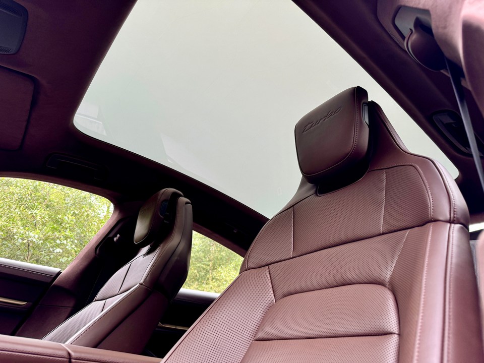 The panoramic sunroof can change how see-through it is at the touch of a button