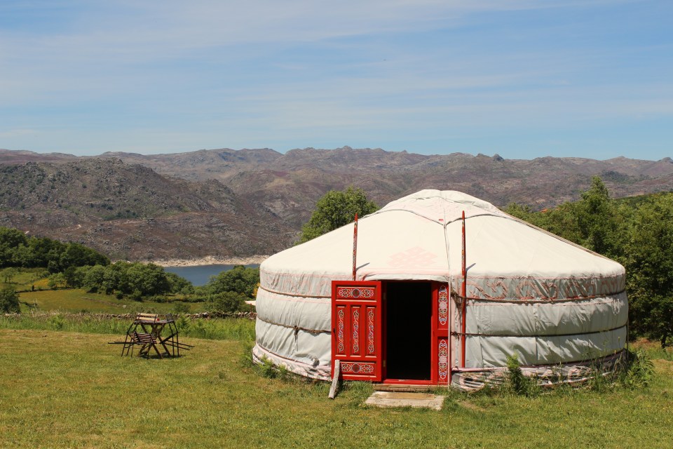 Travel Writer Edwina names Nomad Planet, a cluster of hand-painted Mongolian yurts as one of her favourite family-friendly places to visit in northern Portugal