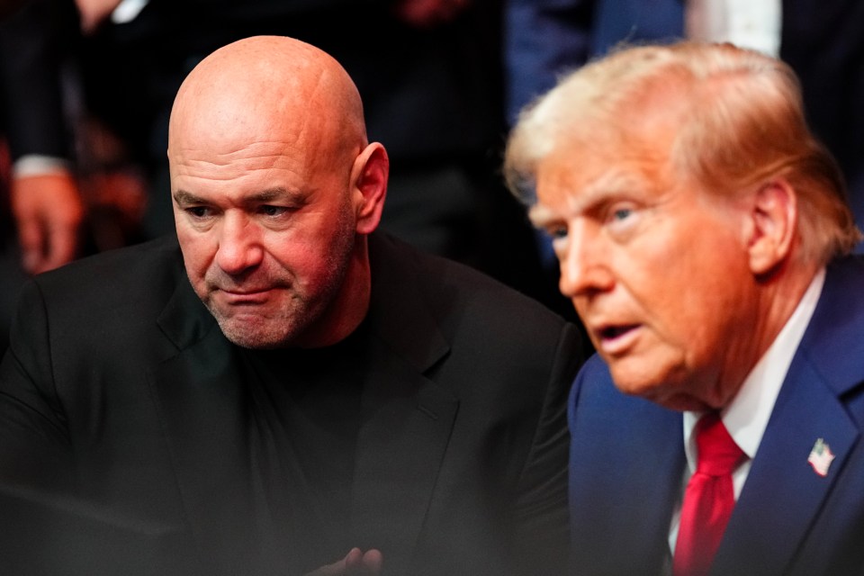 Trump chatted to UFC CEO Dana White too