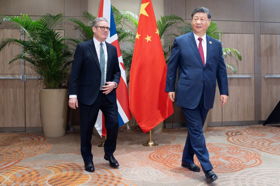 Keir Starmer met China's President Xi at the G20