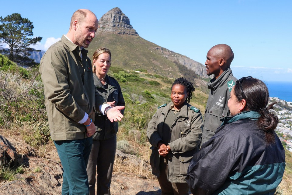 Prince William is in Cape Town for the Earthshot Awards