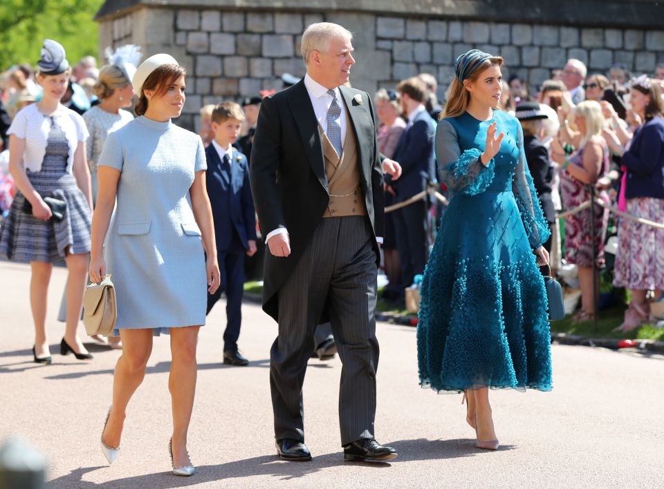 Andrew with his daughters