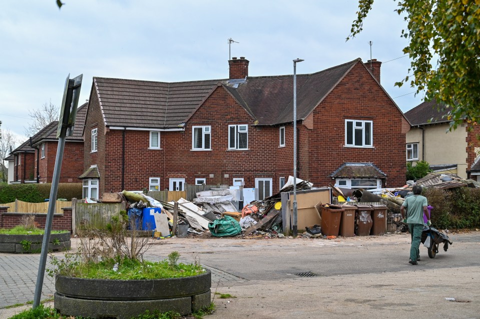 Residents were furious with the council who they accused of doing nothing to help