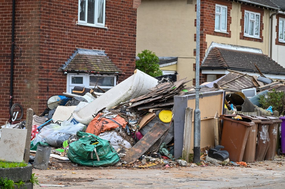 Disgusted homeowners said the eyesore had attracted rats