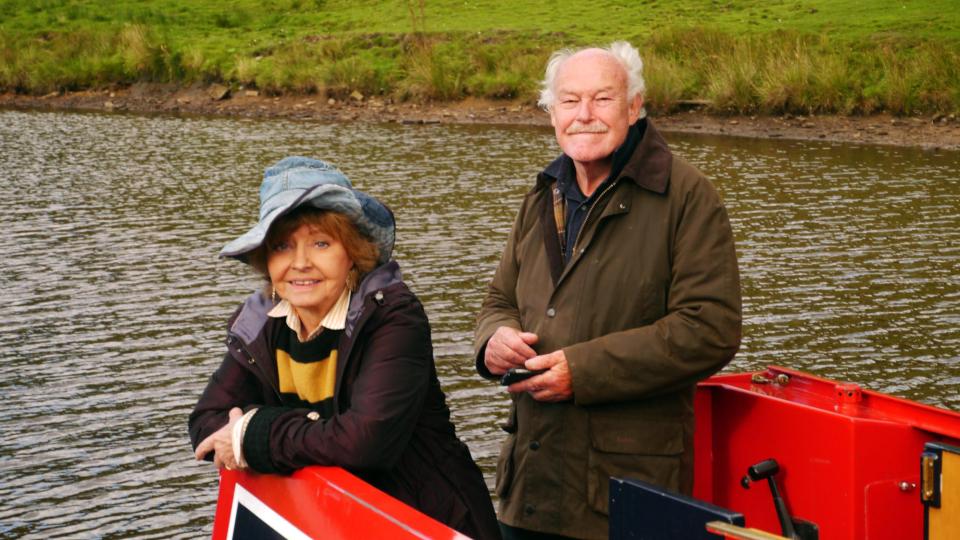 Timothy and Prunella on Channel 4 series Great Canal Journeys