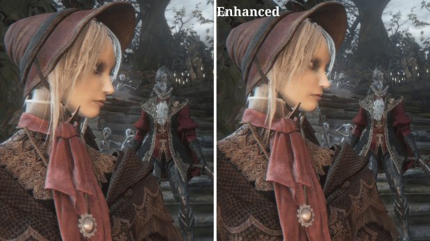 It's very difficult to tell the difference in the 3D images of Bloodborne