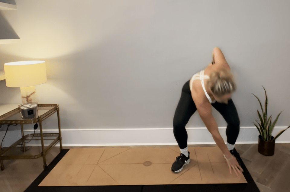 Lateral shuffles fire up the muscles in your legs