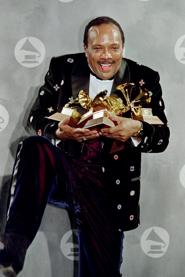 Quincy won 28 Grammy awards over his incredible 70-year career