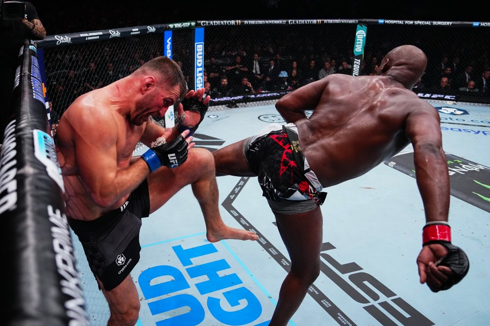 Jones blew former champ Miocic out of the water with a sensational spinning backkick