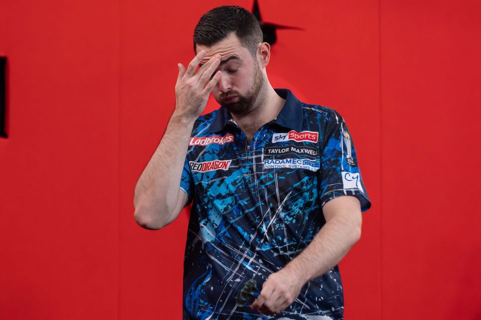 Luke Humphries had to battle with whistling from the crowd during the Players Championship final