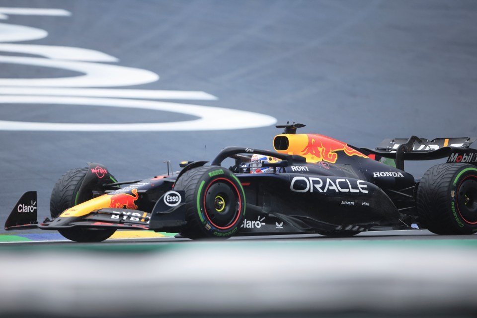 Verstappen climbed the grid early from P17