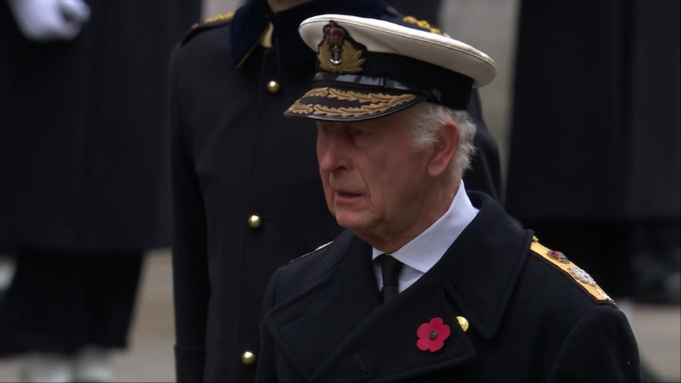 King Charles leading Remembrance commemorations