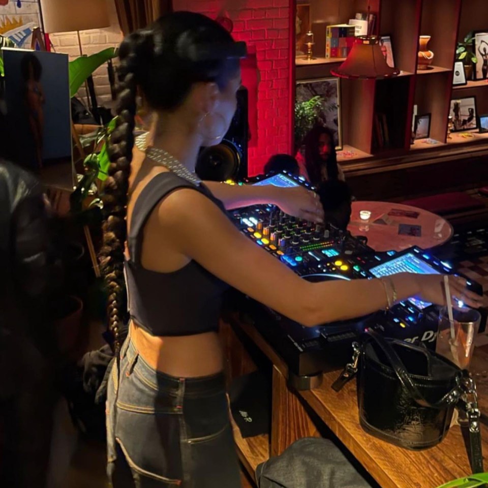 Kim is also a DJ